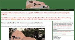 Desktop Screenshot of pinebrookhills.org